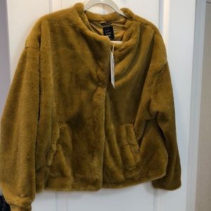 NWT Zara Fuzzy Jacket.